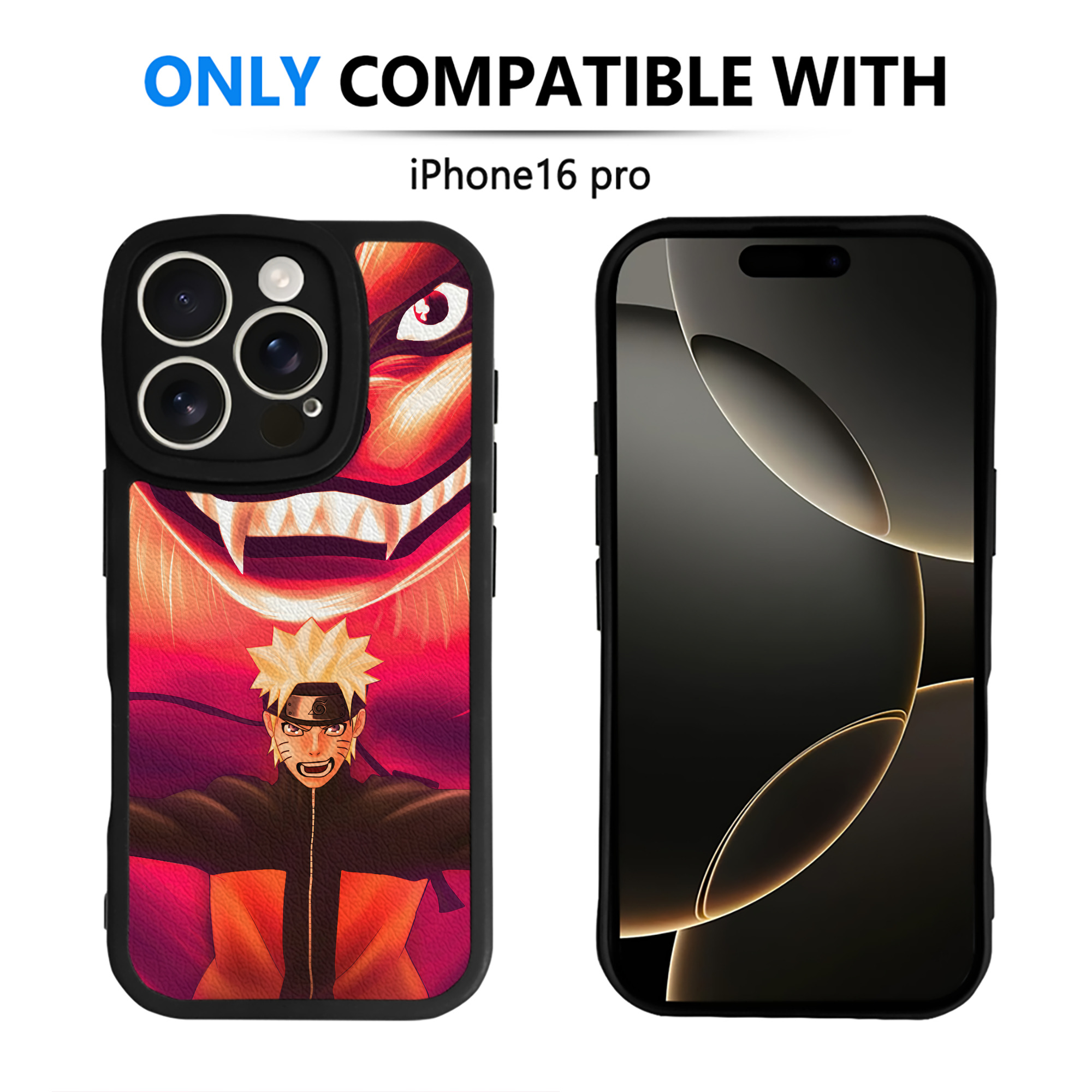 （画像用） NARUTO -ナルト- NARUTO -ナルト- 疾風伝 【iPhone 16シリーズ対応】シリコンスマホケース（レザー調） 材質：シリコン